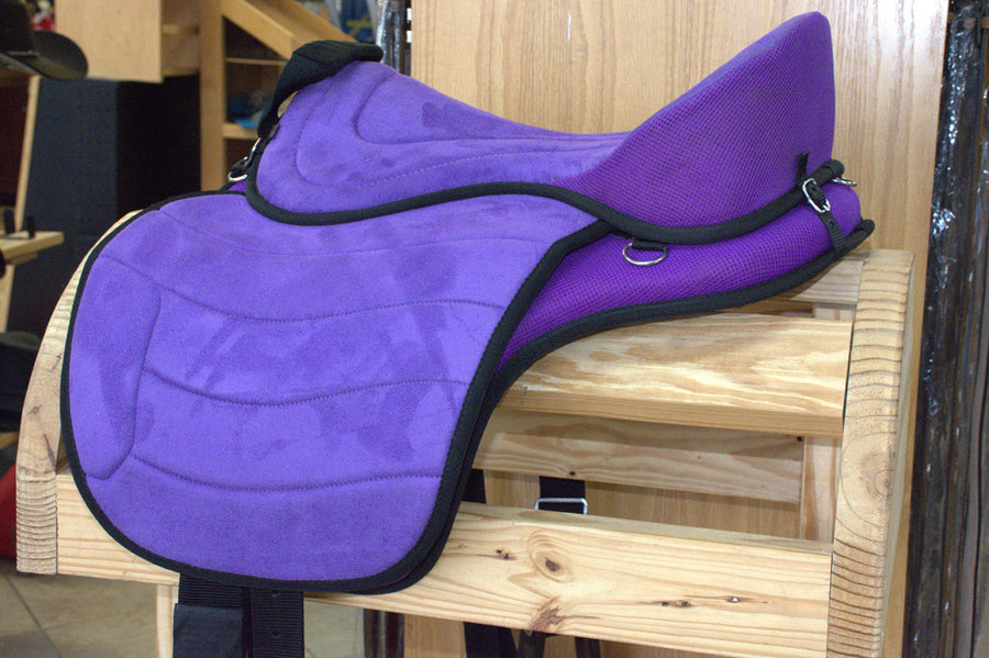 Western Bareback Horse Saddle Pleasure Trail Riding Treeless Hilason