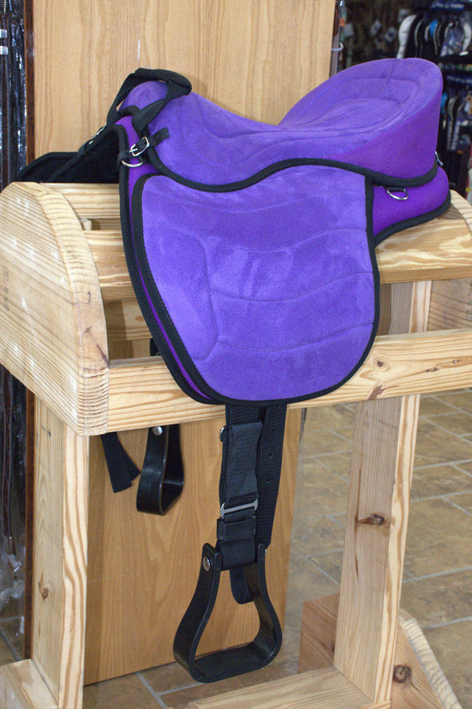 Western Bareback Horse Saddle Pleasure Trail Riding Treeless Hilason
