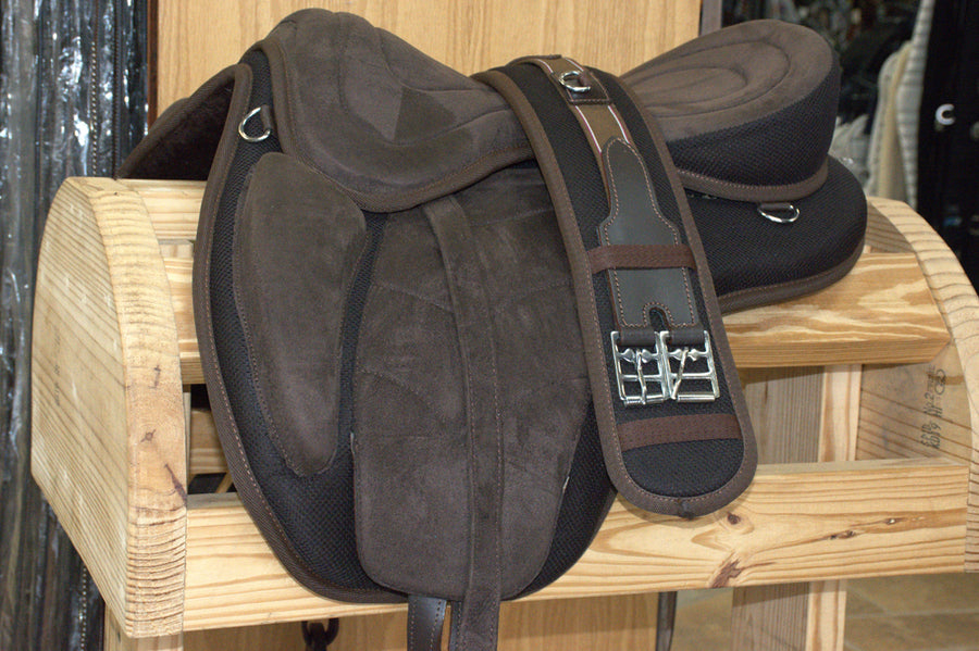 English Bareback Horse Saddle Pleasure Trail Riding Treeless Hilason