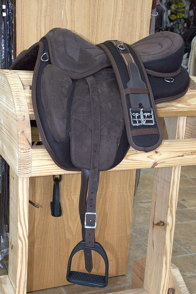 English Bareback Horse Saddle Pleasure Trail Riding Treeless Hilason