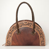 American Darling ADBG728 Tote Hand Tooled Hair-On Genuine Leather Women Bag Western Handbag Purse