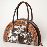 American Darling ADBG728 Tote Hand Tooled Hair-On Genuine Leather Women Bag Western Handbag Purse