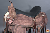 HILASON Western Horse Saddle American Leather Flex Tree Trail & Pleasure Rough Out