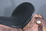 HILASON Western Horse Saddle American Leather Flex Tree Trail & Pleasure Rough Out