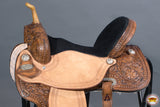 Western Horse Saddle American Leather Barrel Flex Tree Trail Hilason