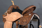 Western Horse Saddle American Leather Barrel Flex Tree Trail Hilason