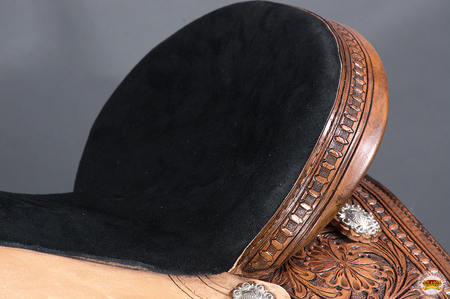 HILASON Western Horse Saddle American Leather Barrel Flex Tree Trail | for Horses