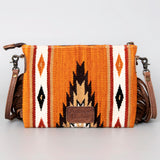 American Darling Cross Body Saddle Blanket Genuine Leather Women Bag Western Handbag Purse