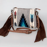 American Darling Cross Body Saddle Blanket Genuine Leather Women Bag Western Handbag Purse