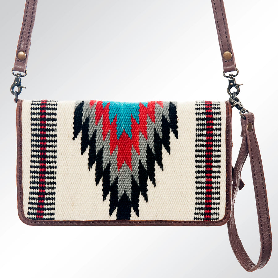 American Darling Organizer Saddle Blanket Genuine Leather Western Women Bag Handbag Purse | for Cute Travel