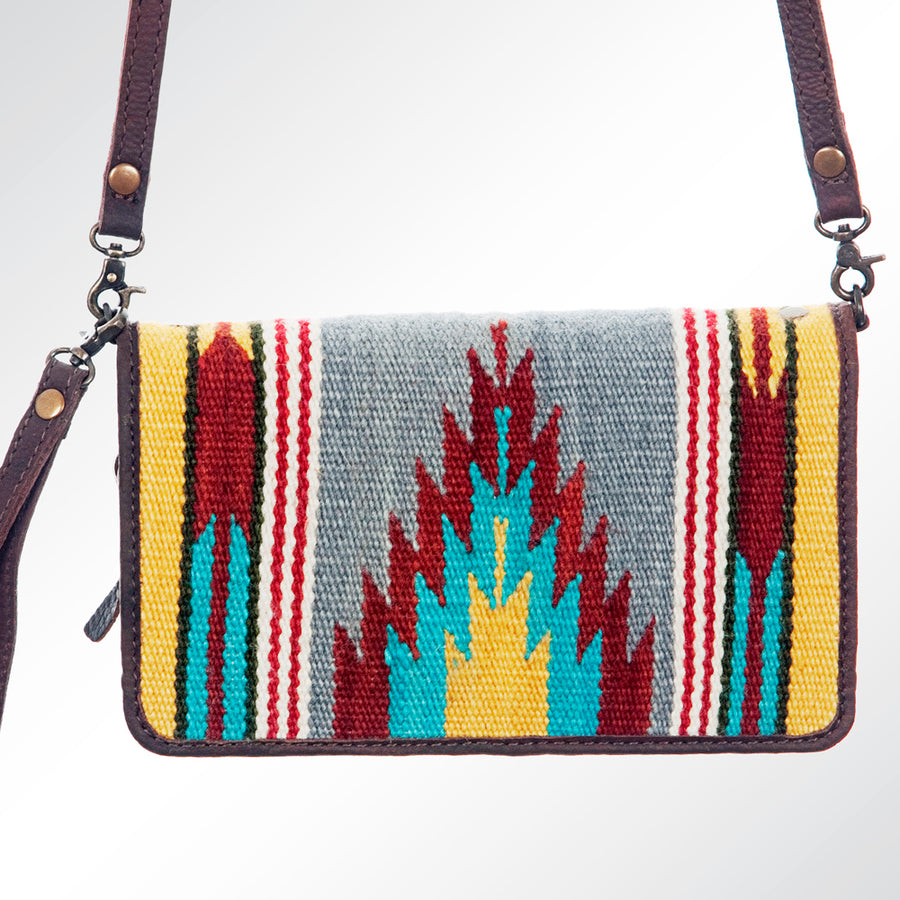 American Darling Organizer Hair On Genuine Leather Western Women Bag Handbag Purse | for Cute Travel