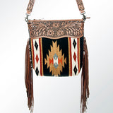 American Darling Signature Crossbody Hand Tooled Saddle Blanket Genuine Leather Women Bag Western Handbag Purse