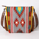 American Darling Signature Crossbody Hand Tooled Saddle Blanket Genuine Leather Women Bag Western Handbag Purse