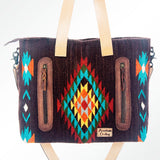 American Darling Tote Saddle Blanket Genuine Leather Women Bag Western Handbag Purse