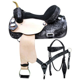 Western Horse Saddle American Leather Flex Trail Barrel Tack Hilason