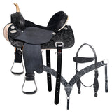 14 Western Horse Saddle American Leather Flex Trail Barrel Tack Hilason - Uhorse