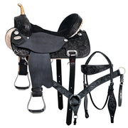 Western Horse Saddle American Leather Flex Trail Barrel Tack Hilason