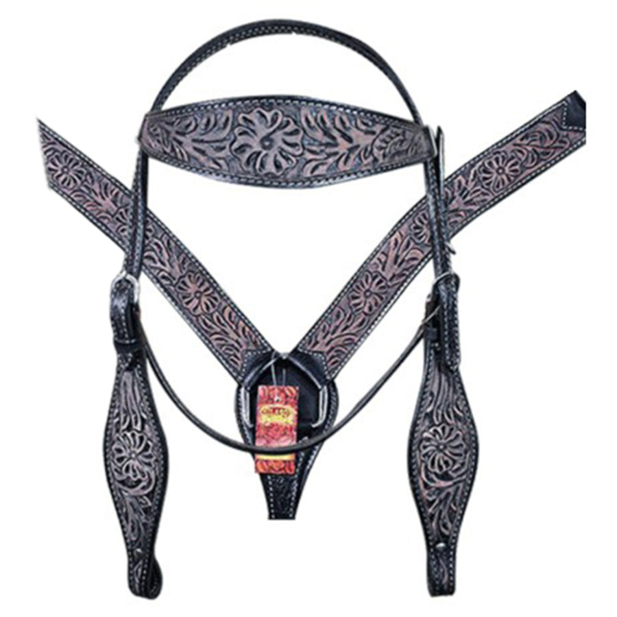HILASON Western Horse Saddle American Leather Flex Trail Barrel Tack | for Horses