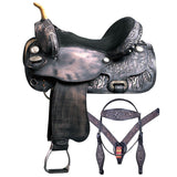 Western Horse Saddle American Leather Flex Trail Barrel Tack Hilason