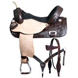 Western Horse Saddle American Leather Flex Trail Barrel Tack Hilason