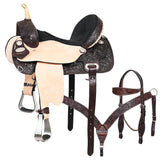 Western Horse Saddle American Leather Flex Trail Barrel Tack Hilason - Uhorse