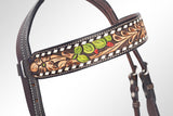 AMERICAN DARLING Western Horse Headstall American Leather Dark Brown