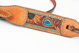 AMERICAN DARLING Western Horse Headstall American Leather Tan