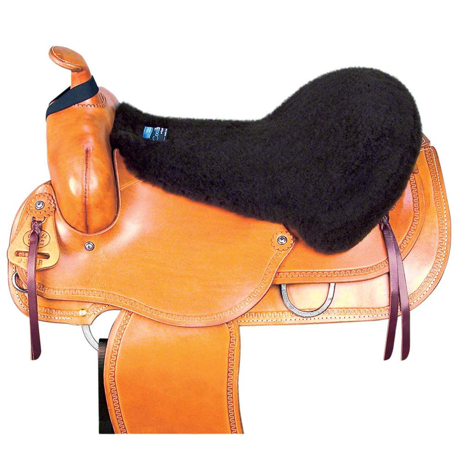 Cool Back Western Seat Saver 100% Polyester Pile Fabric - Uhorse