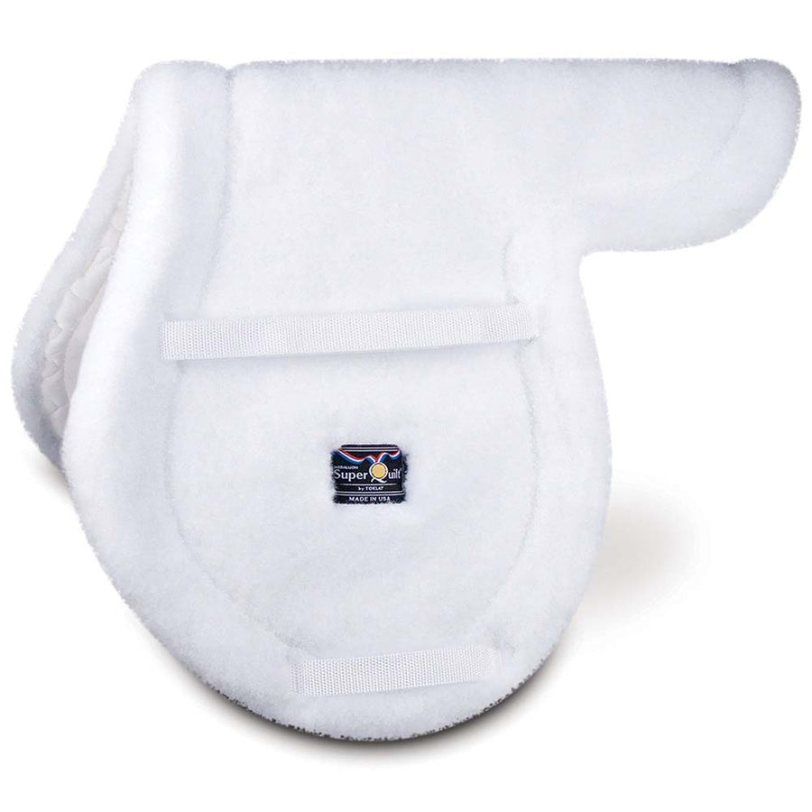 17 in - 1/2 Super Quilt Close Horse Contact Pad White - Uhorse