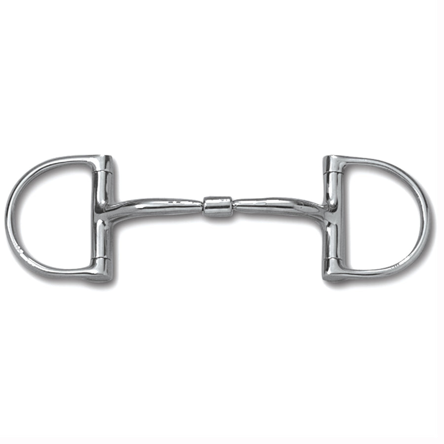 4 1/2 in Myler Dee Without Hooks Comfort H. Snaffle W/ Narrow Barrel – by Hilason – Cowboy and equestrian accessories
