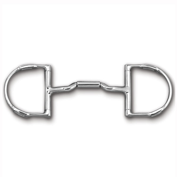 4 1/4 in Myler H. Bit Dee W/ Hooks Mullen Low Ported Barrel by Hilason – Cowboy and equestrian accessories