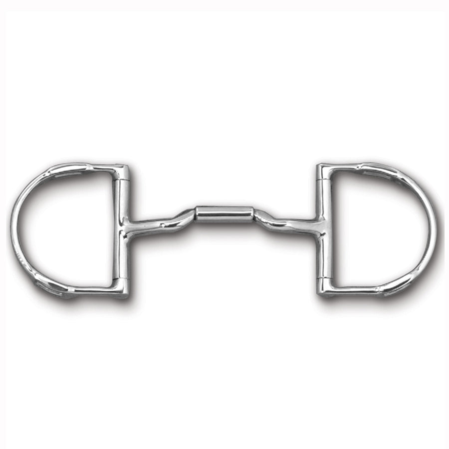 4 1/4 in Myler H. Bit Dee W/ Hooks Mullen Low Ported Barrel by Hilason – Cowboy and equestrian accessories