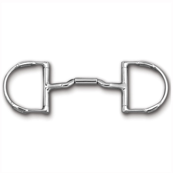 4 3/4 in Myler H. Bit Dee W/ Hooks Mullen Low Ported Barrel by Hilason – Cowboy and equestrian accessories