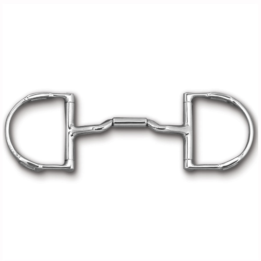 4 3/4 in Myler H. Bit Dee W/ Hooks Mullen Low Ported Barrel by Hilason – Cowboy and equestrian accessories
