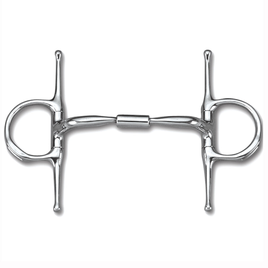 5 in Myler Full Cheek with Hooks Comfort Snaffle Wide Barrel by Hilason – Cowboy and equestrian accessories