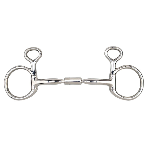 5 1/2 in Myler H. Bit Medium Baucher Comfort Snaffle Wide Barrel – by Hilason – Cowboy and equestrian accessories