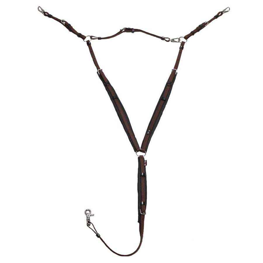 Arab Full Zilco Horse Breast Collar Deluxe Endurance Breastplate Brown - Uhorse