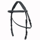 Cob Zilco Hackmore Horse Bridle Synthetic Leather Black