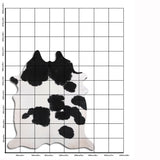 7 Ft X 6 Hair On Leather Cowhide From Brazil Skin Rug Carpet Hilason