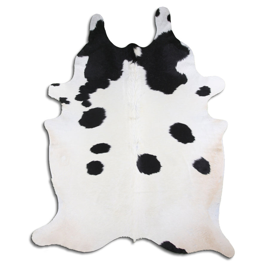 8 Ft X 6 Ft Brazilian Cowhide Skin Rug Hair-On Leather Carpet - Uhorse