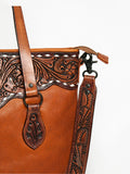 American Darling ADBGZ259 Tote Hand Tooled Genuine Leather Women Bag Western Handbag Purse