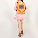 American Darling Backpack Hand Tooled Genuine Leather Western Women Bag Handbag Purse | for Laptop School
