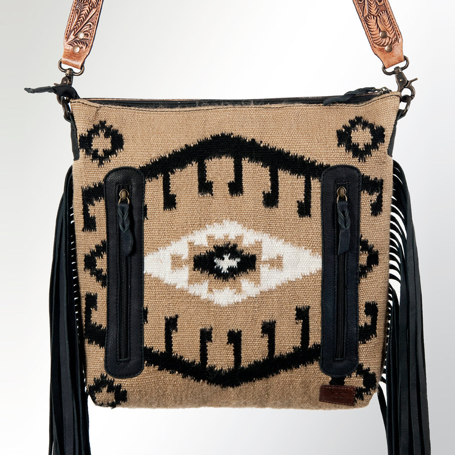 American Darling Large Crossbody Hand Tooled Saddle Blanket Genuine Leather Western Women Bag Handbag Purse | Cute