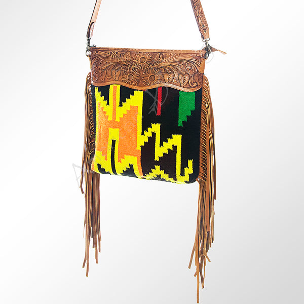 American Darling Cross Body Saddle Blanket Genuine Leather Western Women Bag Handbag Purse | Crossbody for Cute - Uhorse