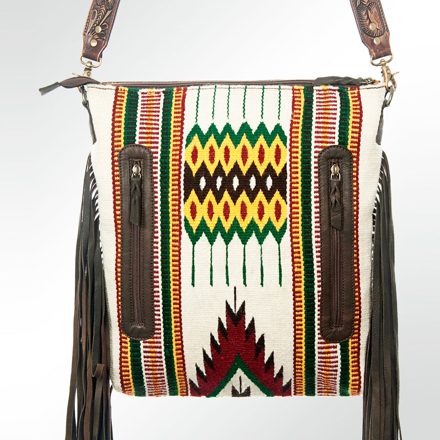 American Darling Large Crossbody Hand Tooled Saddle Blanket Genuine Leather Women Bag Western Handbag Purse | Cute