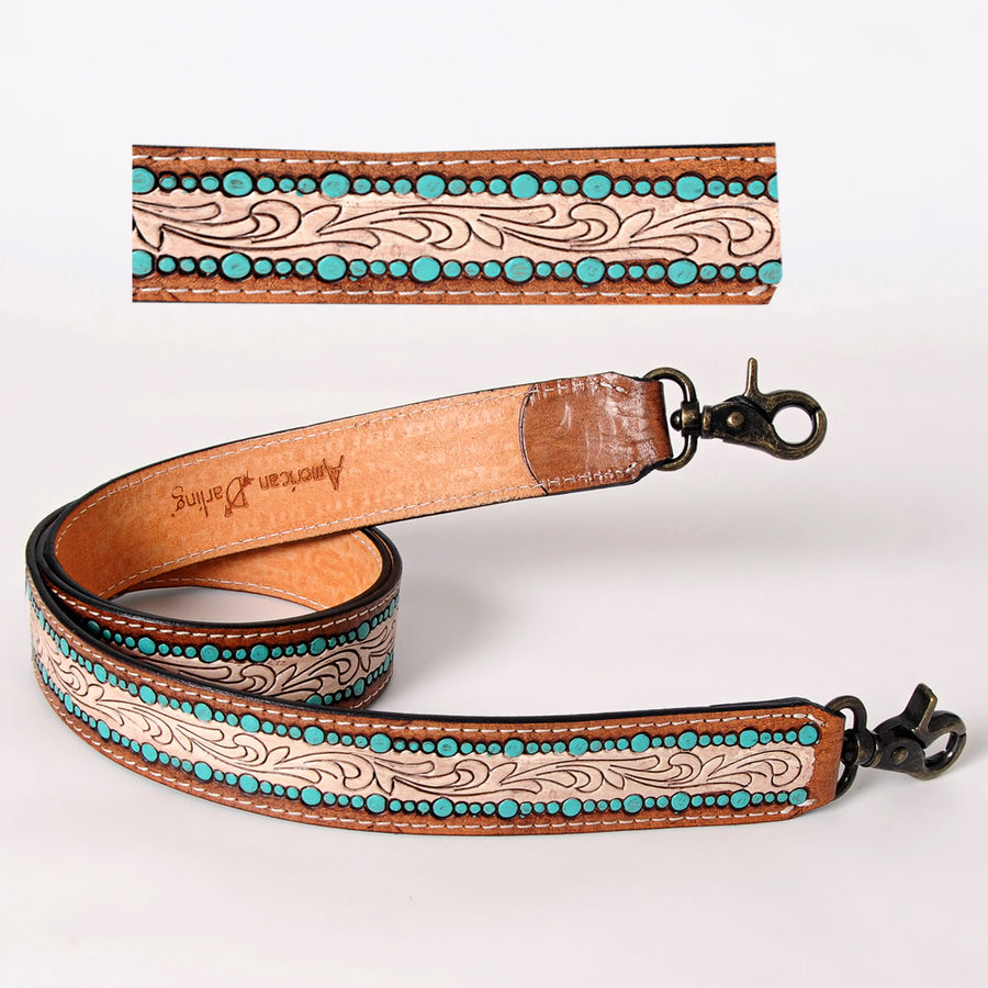 American Darling ADSTF128 Hand Tooled Genuine Leather Crossbody Handle by Hilason – Cowboy and equestrian accessories