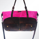 American Darling ADBGZ274 Duffel Hair-On Genuine Leather Women Bag Western Handbag Purse