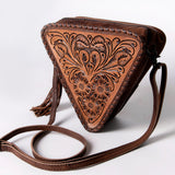 American Darling Crossbody Hand Tooled Genuine Leather W. Women Bag by Hilason – Cowboy and equestrian accessories