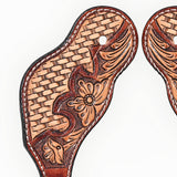 Bar H Equine Leather Spurs Straps for Adults Western Womens Spur Horse Riding Barrel Racing Show and Rodeo Strap Adult Women