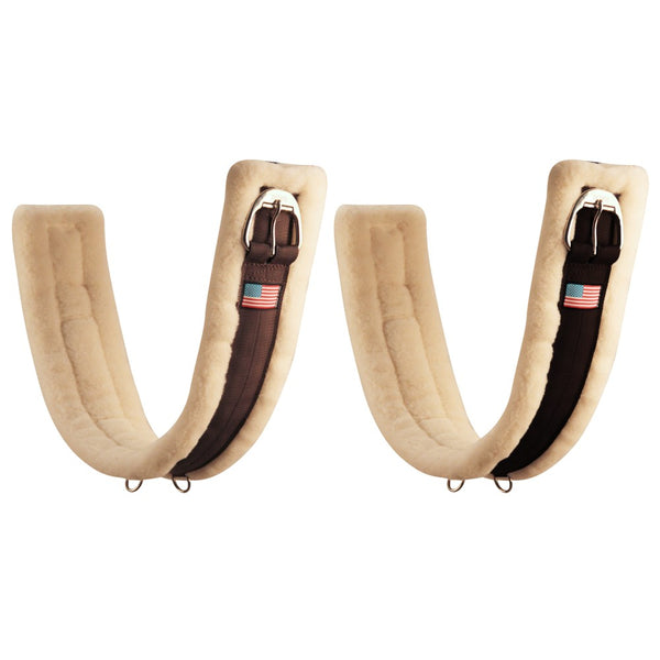 Toklat H. Cinch Roller Buckle Deluxe Wool Back Natural Made In Usa – by Hilason – Cowboy and equestrian accessories